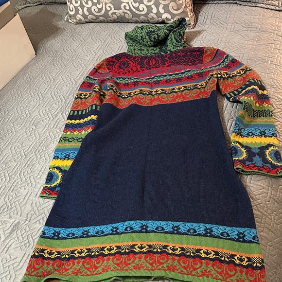 IVKO Multicolor Cowl Neck Dress - Picture 2 of 6